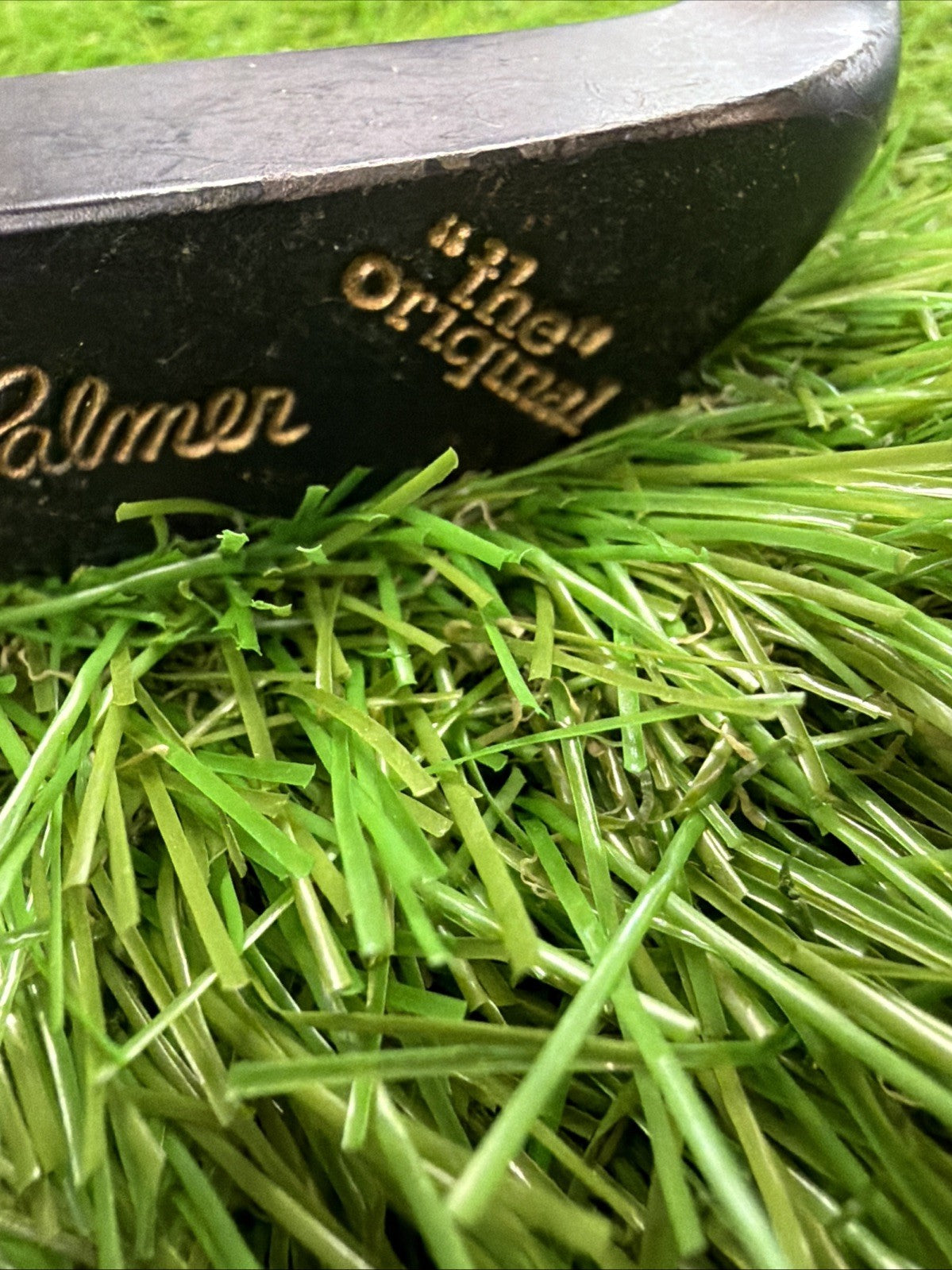 Vintage Arnold Palmer 'the orginal' Putter RH Leather Grip 35" Pristine
