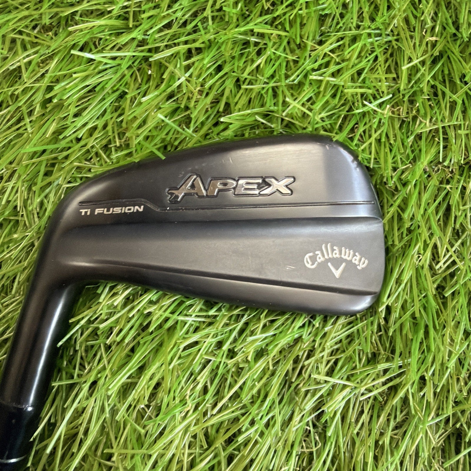 Callaway Apex Forged 7 Iron Black Shadow TI Fusion LH DynamicGold Stiff Flex 37"