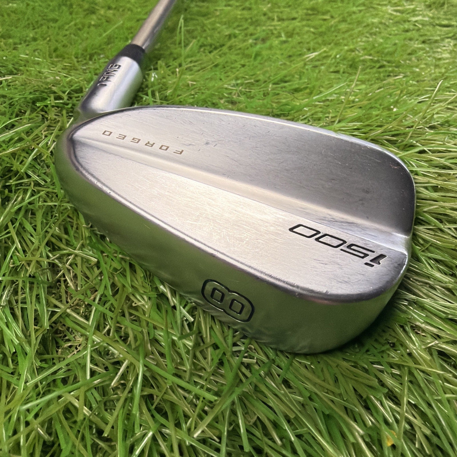 Ping i500 8 Iron Forged Black Dot RH Aerotech Steel Fiber 195 Stiff Flex 36.5"