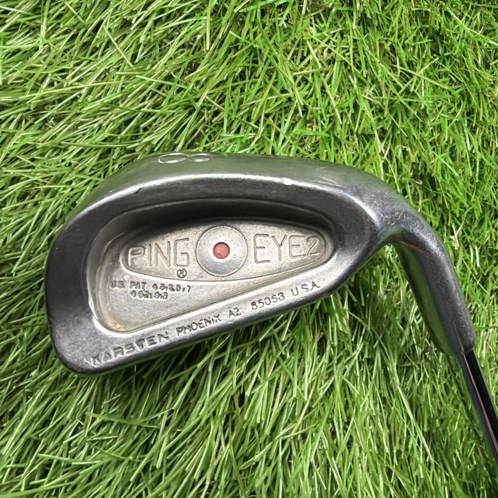 Ping Eye 2 8 Iron Red Dot RH Dynamic Gold S300 Stiff Flex Shaft 37.5"