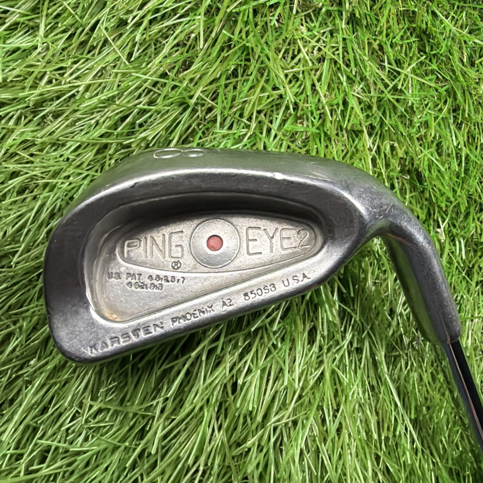 Ping Eye 2 8 Iron Red Dot RH Dynamic Gold S300 Stiff Flex Shaft 37.5"