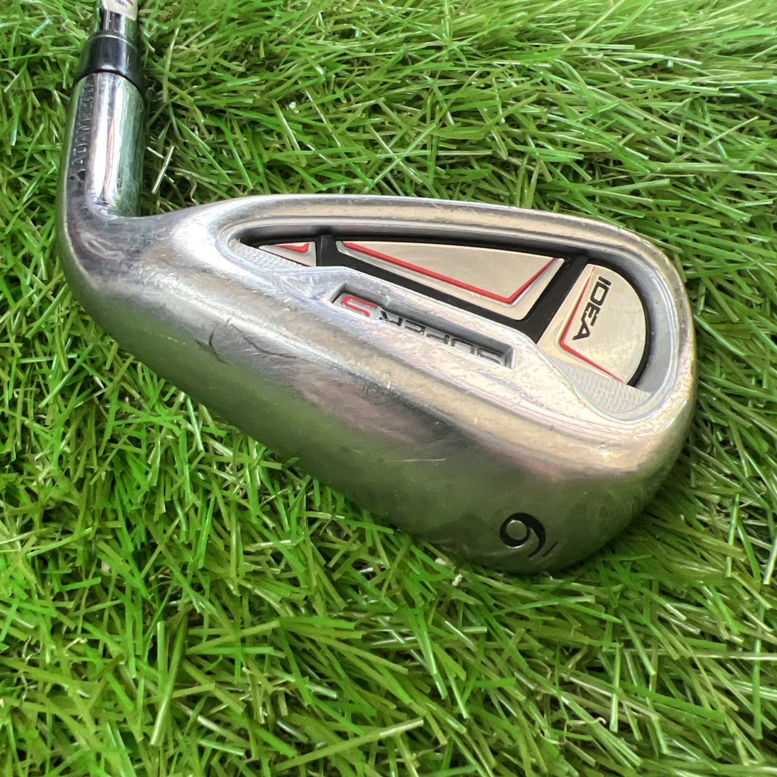 Adams IDEA Super S 9 Iron RH KBS Tour 90 Regular Flex Shaft 36"