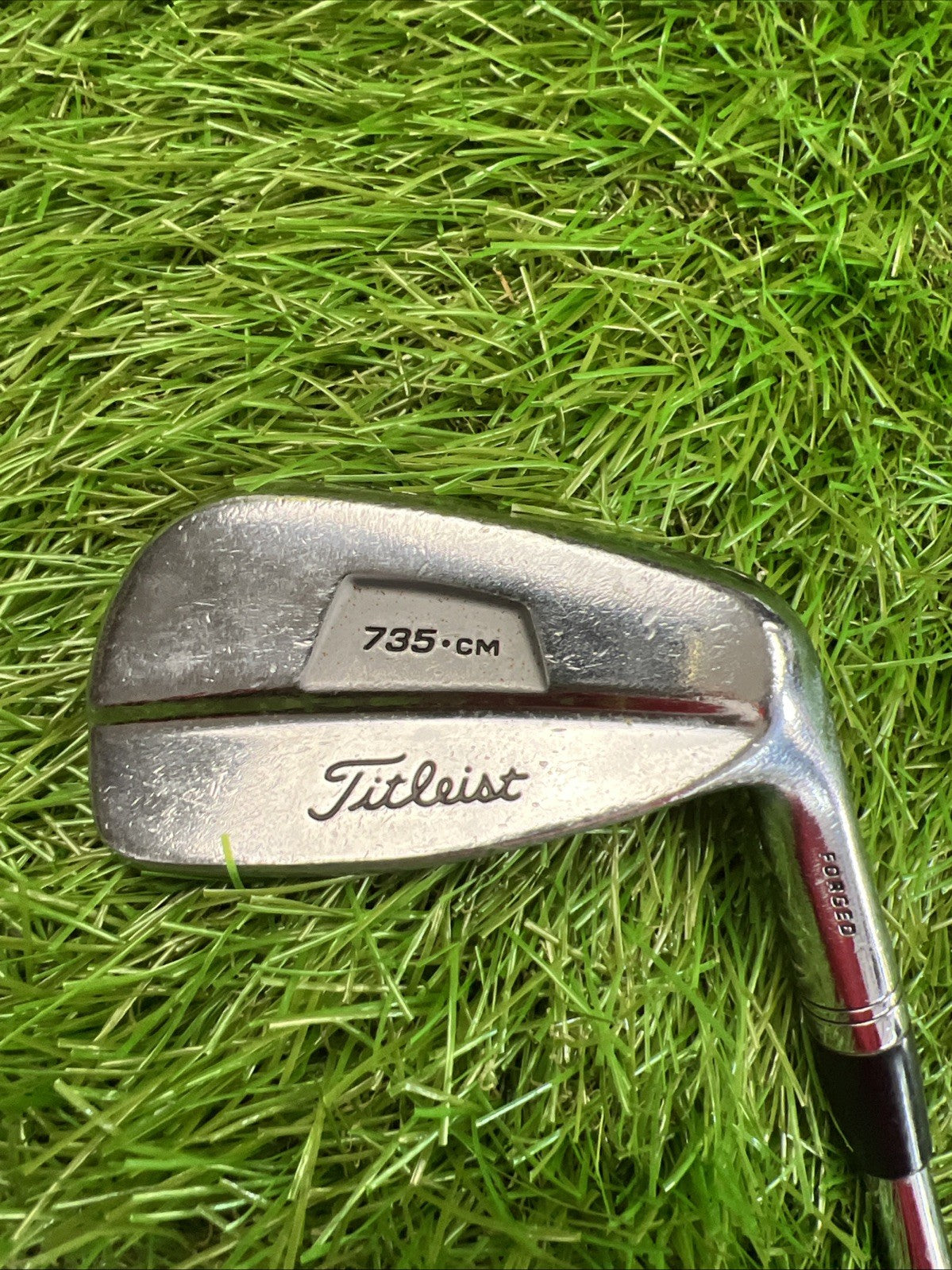Titleist 735 CM 9 Iron Forged RH FCM 6.0 Stiff Flex Shaft 36"