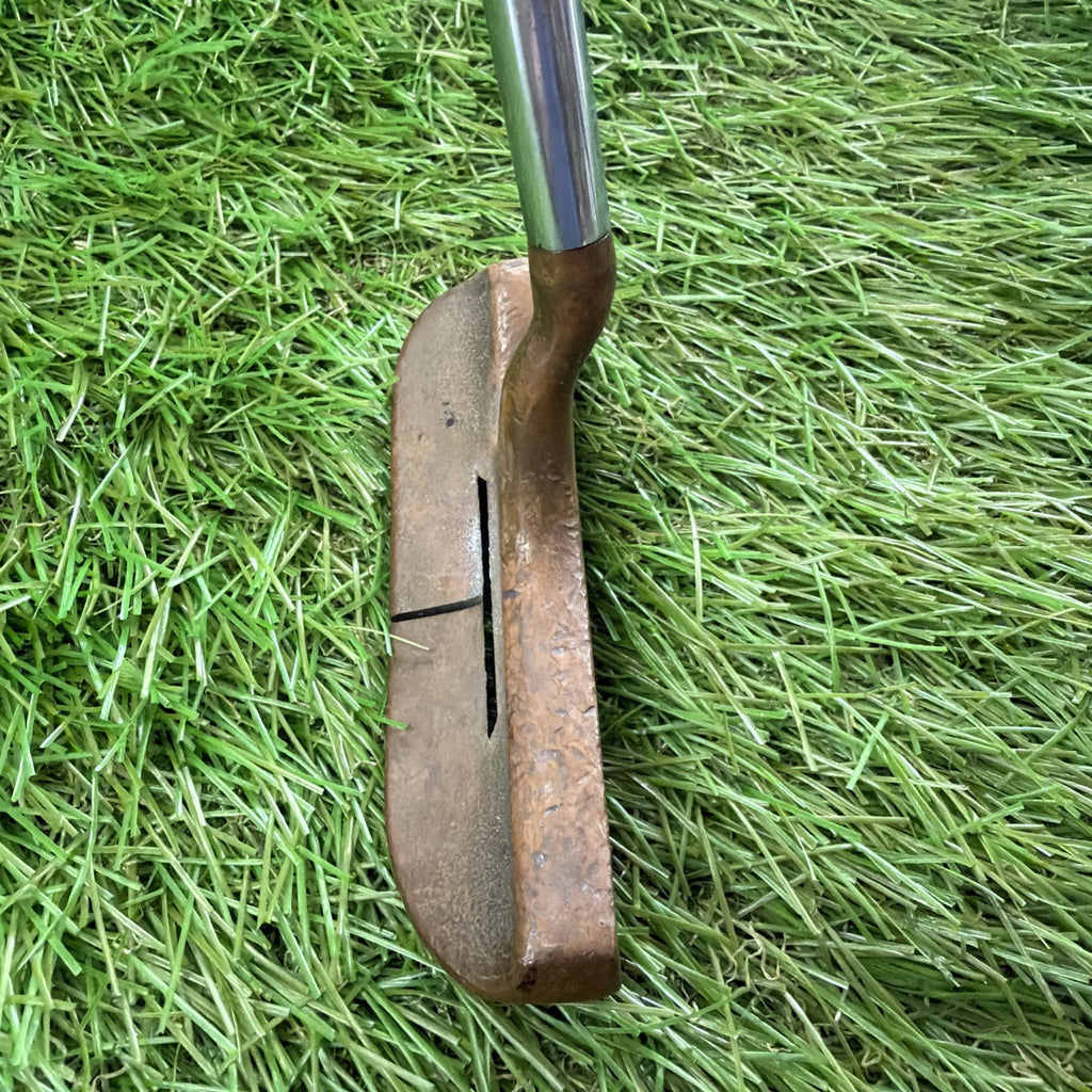 Vintage Acushnet Bullseye 34A Wide Flange Offset Putter RH 35"