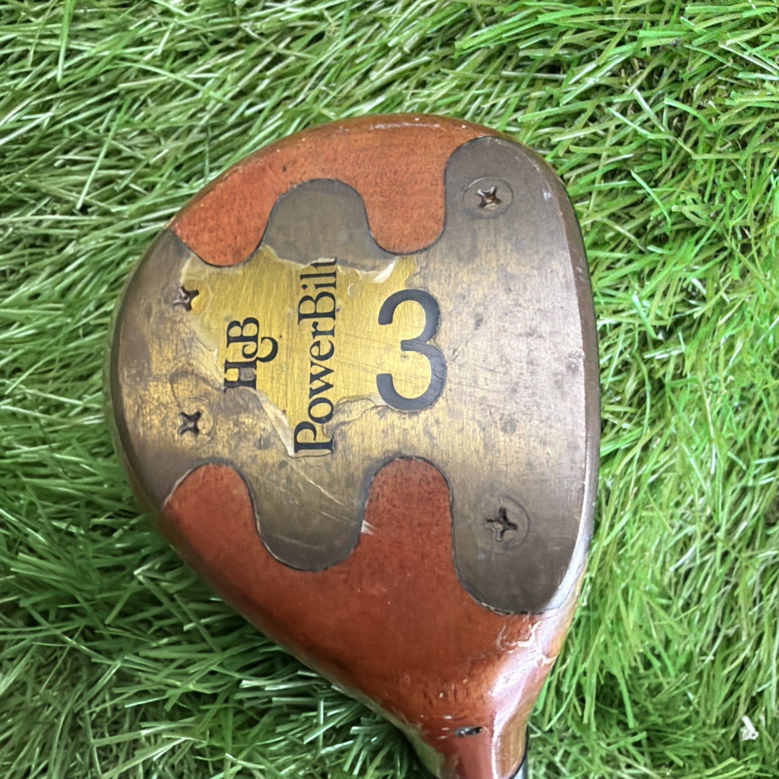 Vintage H&B PowerBilt Citation 3 Wood RH True Temper PPW5B Steel Shaft 42.5"