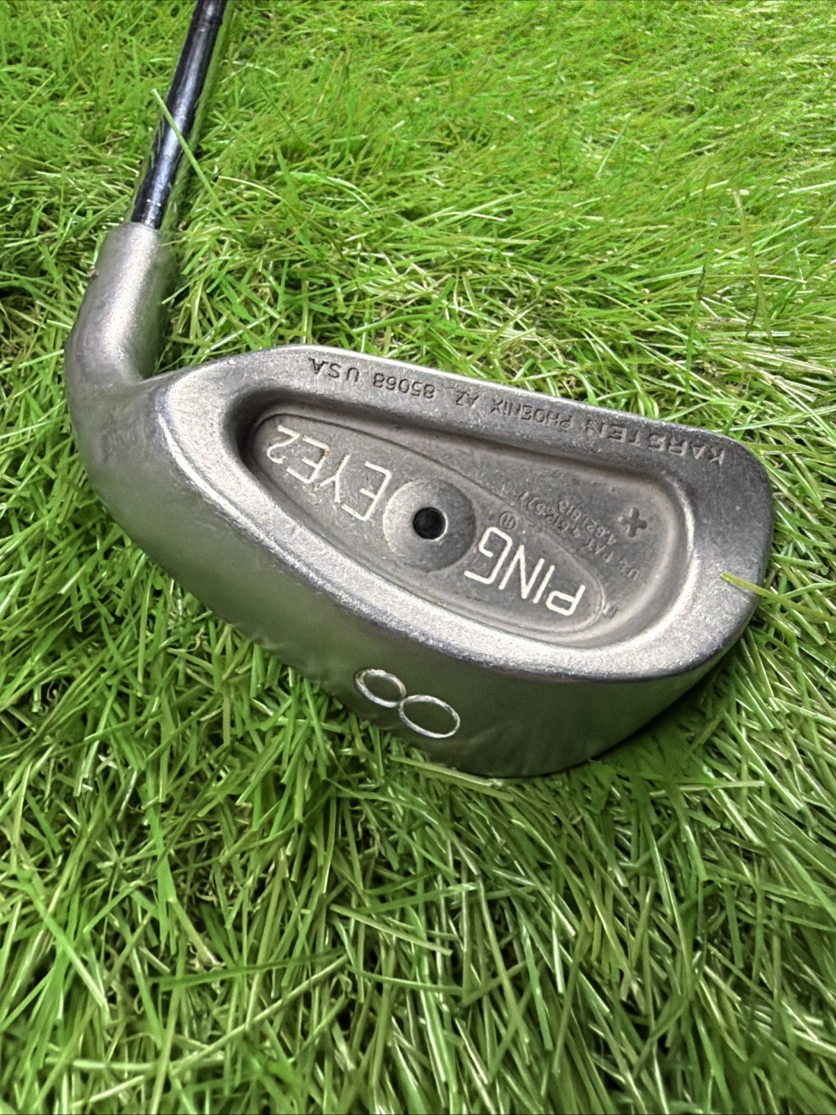 Ping Eye 2 8 Iron Black Dot RH Steel Shaft 36.5"