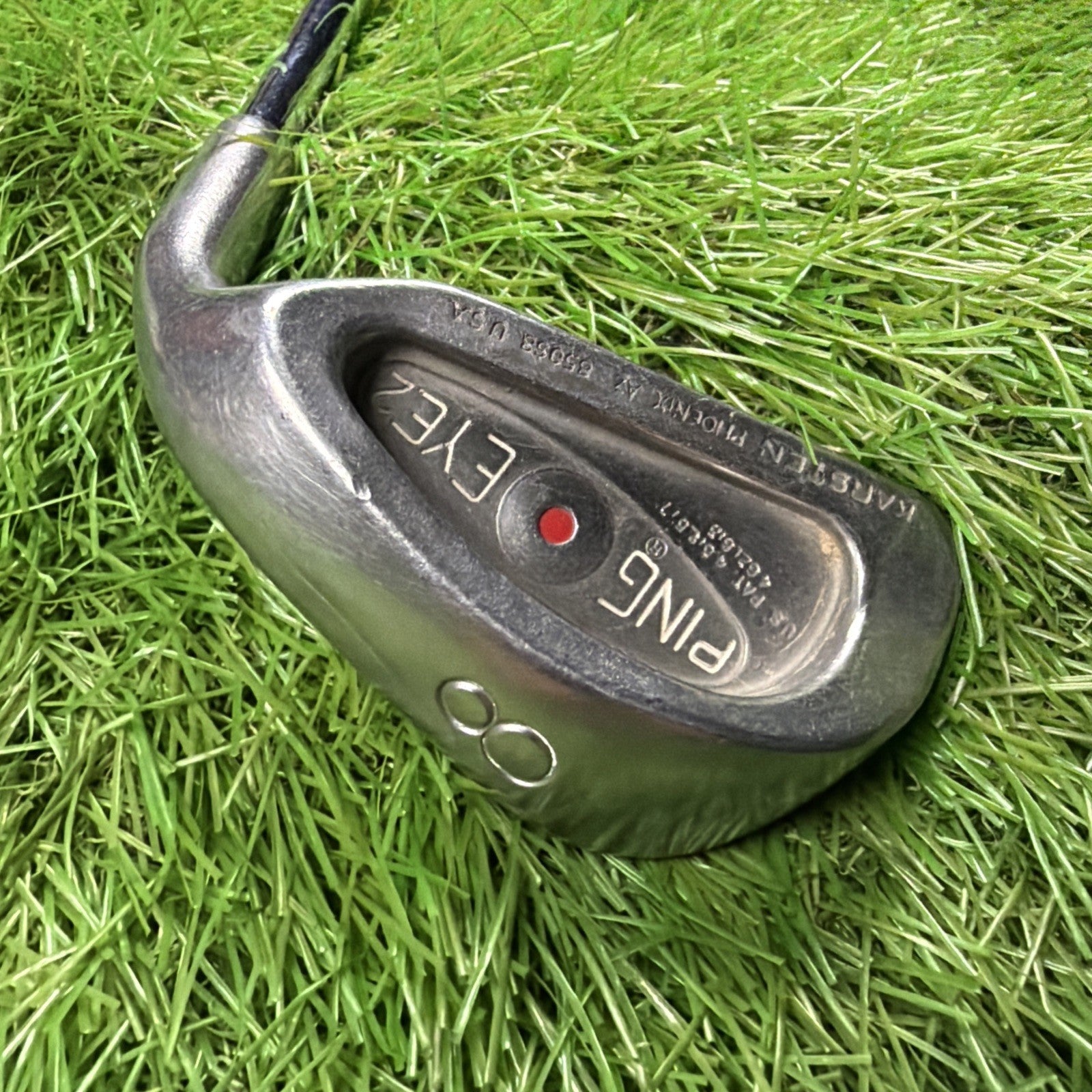 Ping Eye 2 8 Iron Red Dot RH Dynamic Gold S300 Stiff Flex Shaft 37.5"
