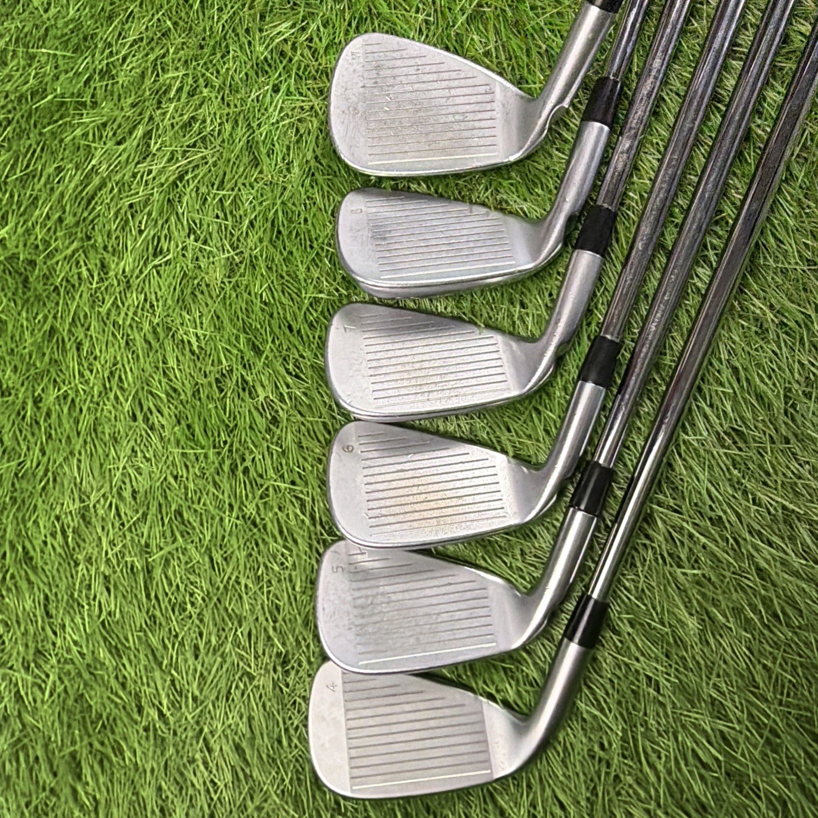Ping Anser Forged Iron Set (4-PW NO 9i) Blue Dot RH AWT Stiff Flex Steel Shafts