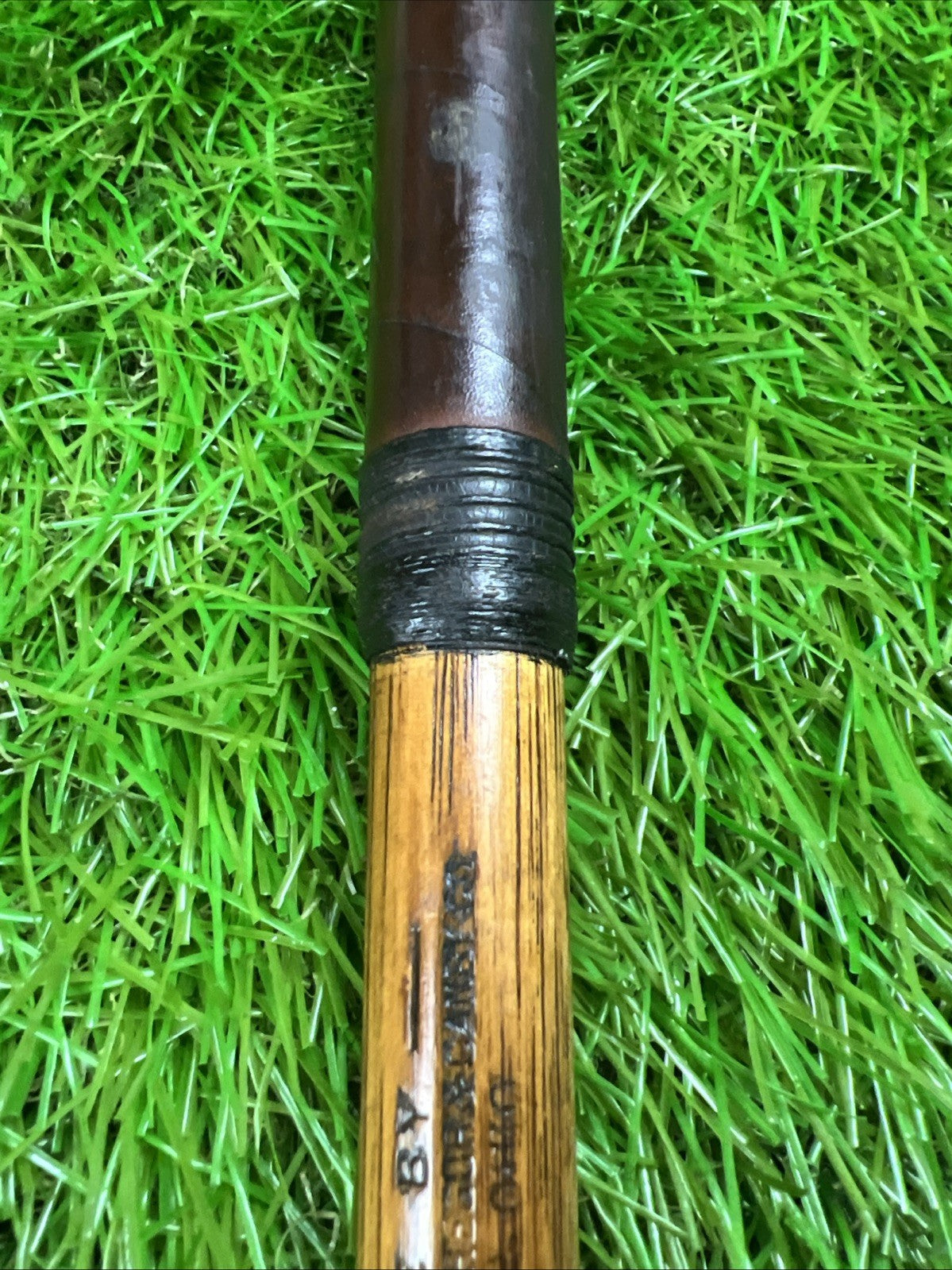Rare Antique 1915 (ca.) Go-Sum Hickory Shaft 2 Iron LH Original Grip- Pristine