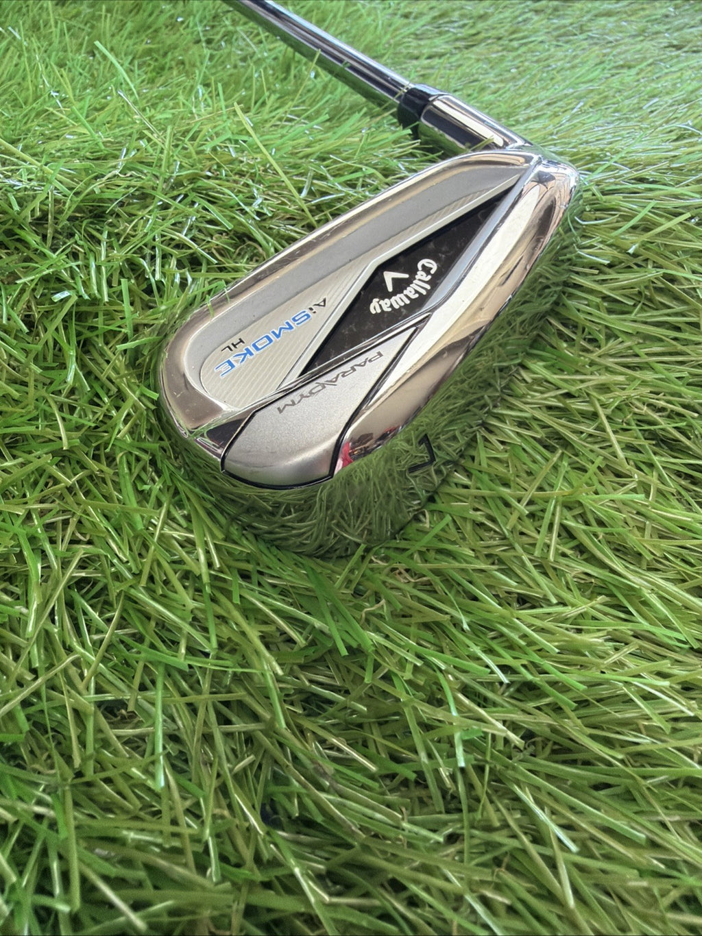 Callaway Paradym Ai Smoke HL 7 Iron LH Elevate MPH 85 Regular Flex Shaft 37.5"