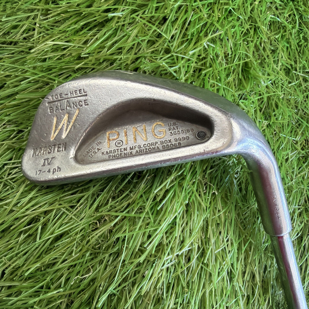 Vintage Ping Karsten IV Pitching Wedge Black Dot RH Steel Shaft 33"