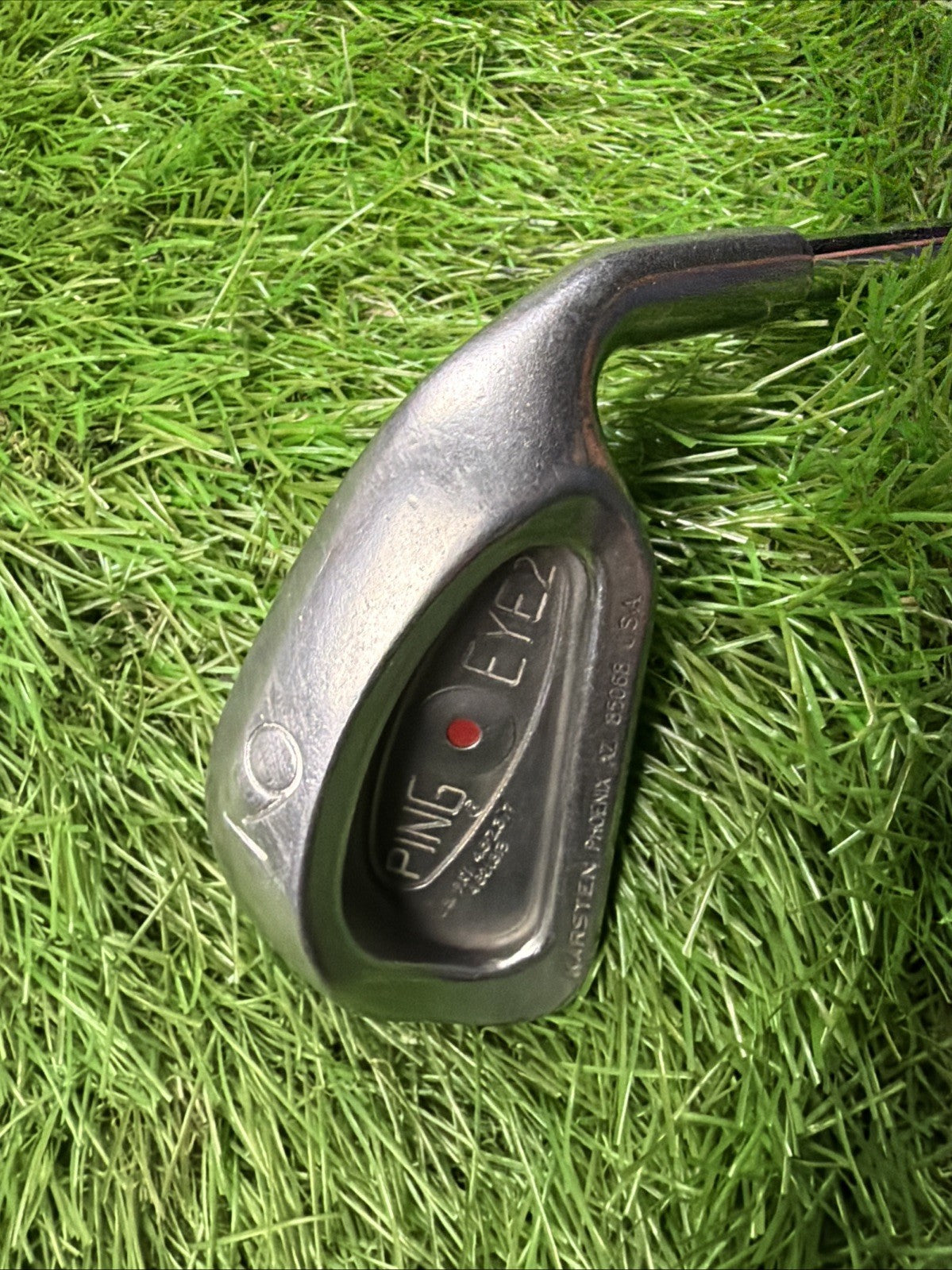 Vintage Ping Eye 2 9 Iron Orange Dot RH Dynamic Gold S300 Stiff Flex Shaft 37"