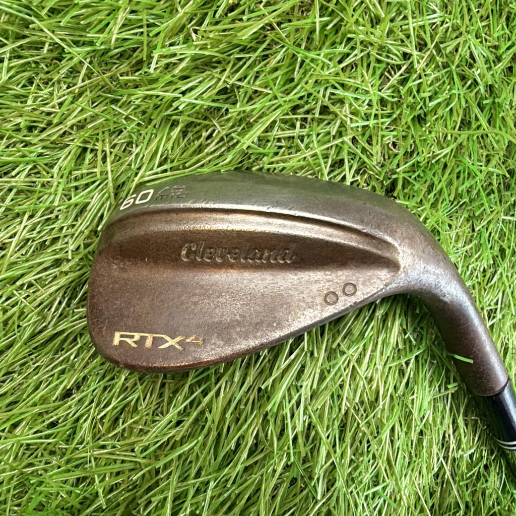 Cleveland RTX4 60° Wedge Raw RH Dynamic Gold S400 Stiff Flex 35"