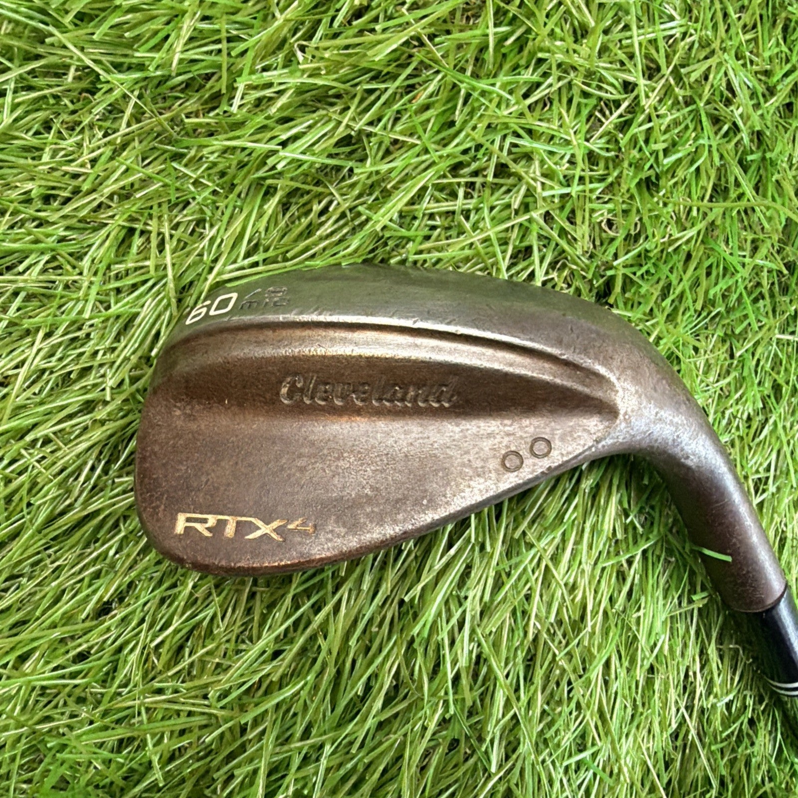 Cleveland RTX4 60° Wedge Raw RH Dynamic Gold S400 Stiff Flex 35"