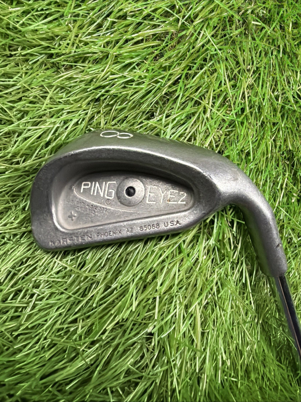 Ping Eye 2 8 Iron Black Dot RH Steel Shaft 36.5"