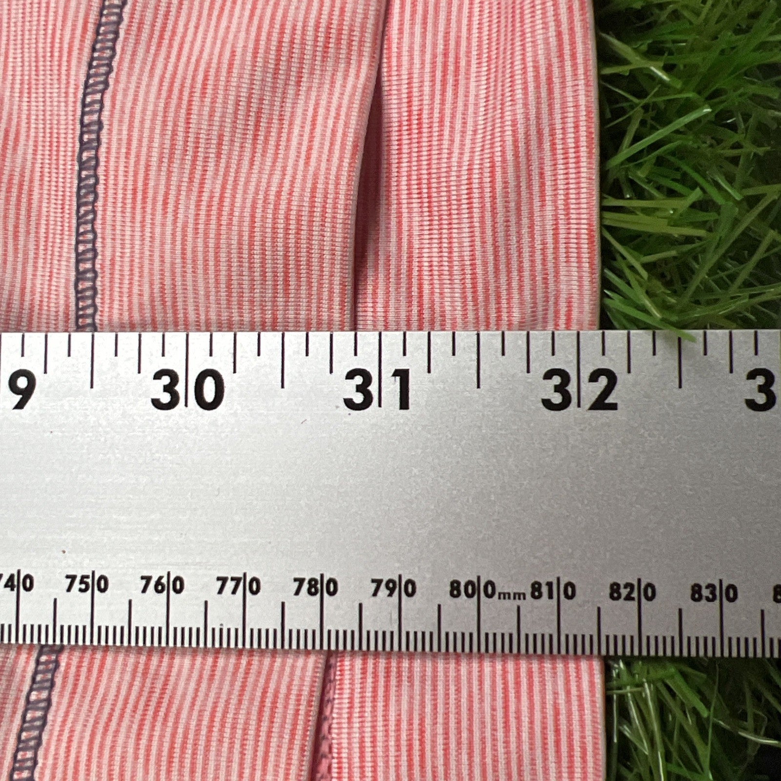 FootJoy Golf Polo XL Pink/White Stripped Pattern