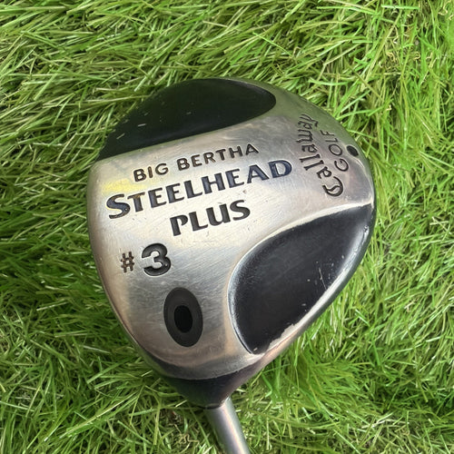 Callaway Big Bertha Steelhead Plus 3 Wood LH Regular Flex Graphite Shaft 43"