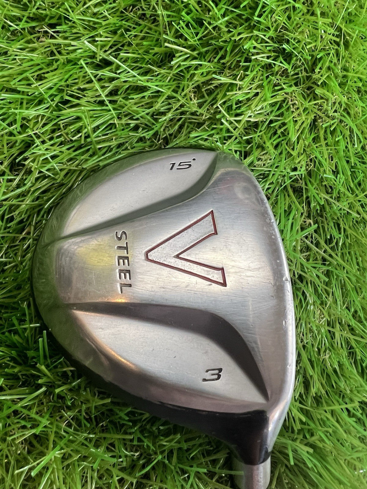 TaylorMade V Steel 15° 3 Wood RH Ultralite Stiff Flex Shaft 43"