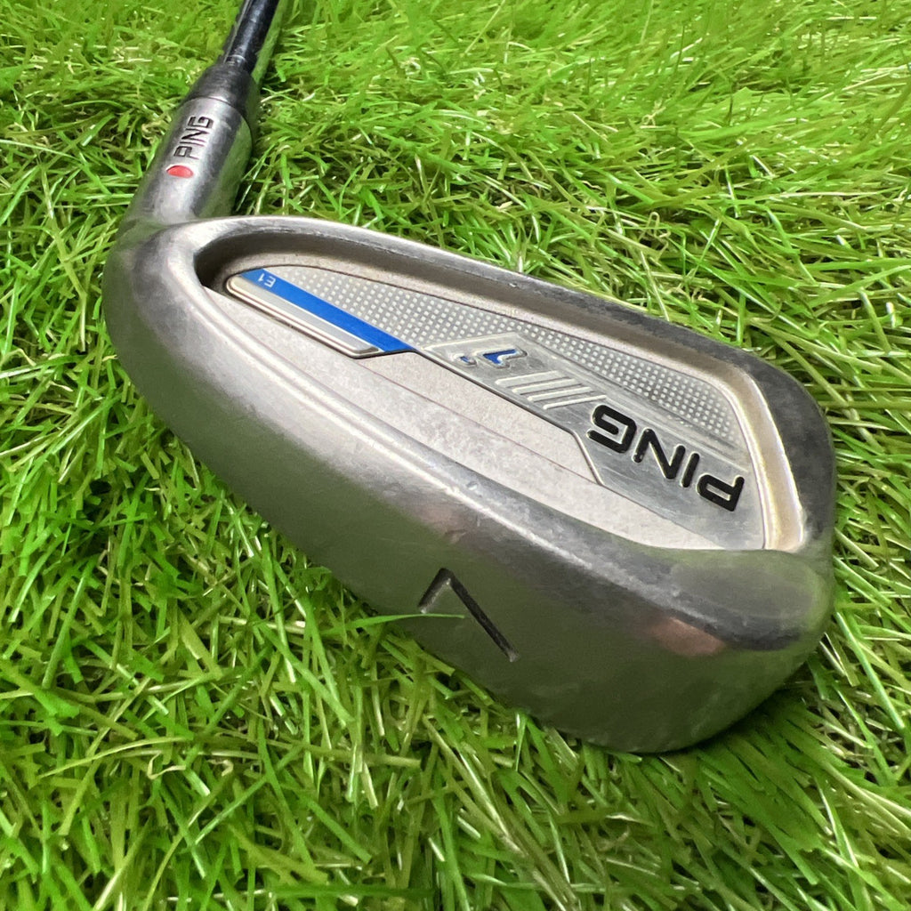 Ping i E1 7 Iron Red Dot RH KBS Tour 105 X-Stiff Flex Shaft 37"