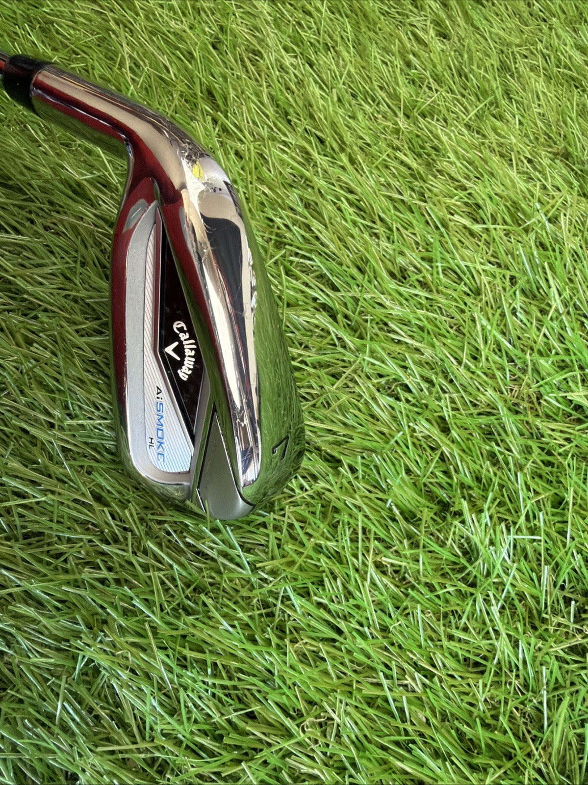 Callaway Paradym Ai Smoke HL 7 Iron LH Elevate MPH 85 Regular Flex Shaft 37.5"