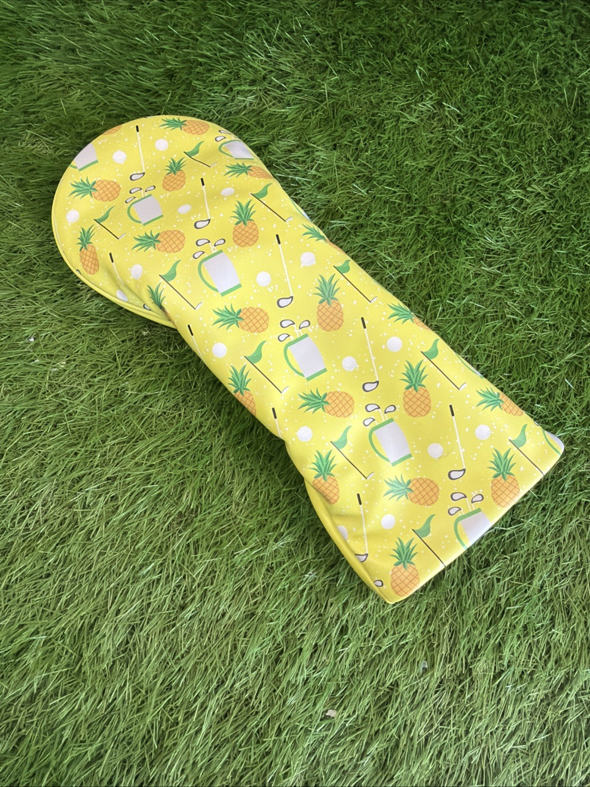 Big Strike Driver Headcover Pineapple Grove Yellow
