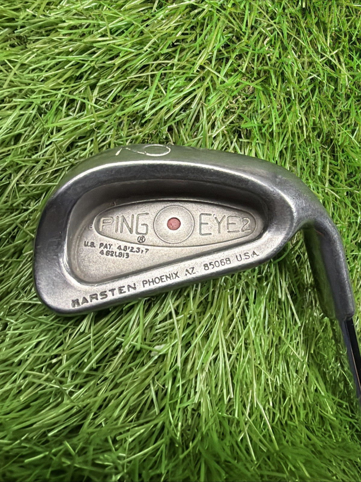Vintage Ping Eye 2 9 Iron Orange Dot RH Dynamic Gold S300 Stiff Flex Shaft 37"