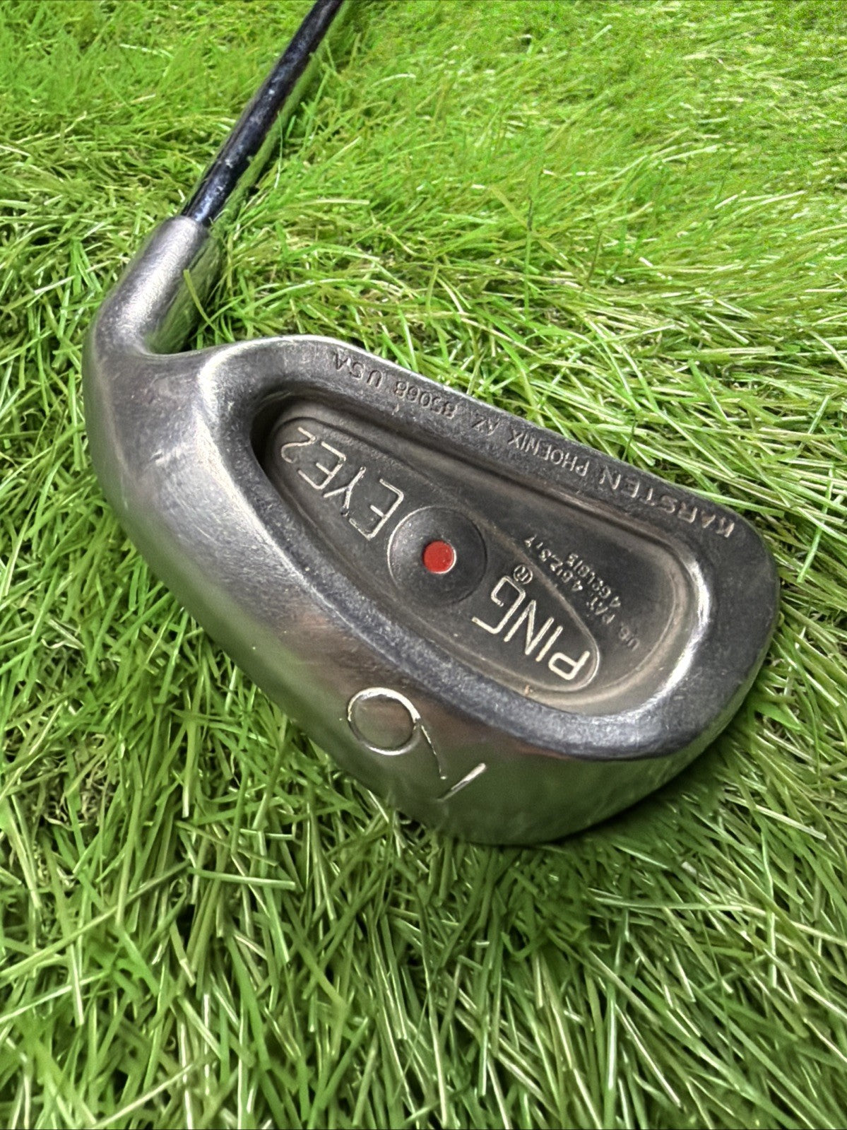 Vintage Ping Eye 2 9 Iron Orange Dot RH Dynamic Gold S300 Stiff Flex Shaft 37"