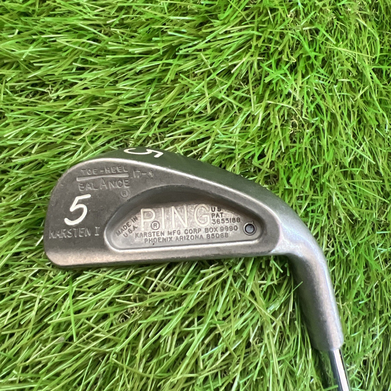Vintage Ping Karsten I 5 Iron Black Dot RH ZZ Lite Stiff Flex 38" (Pristine)