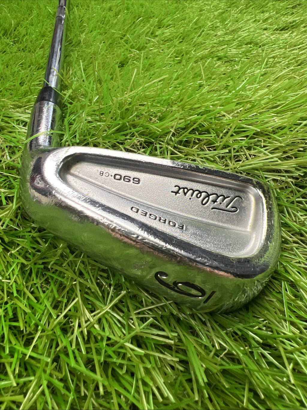 Titleist 690cb Forged 6 Iron RH Dynamic Golf S300 Stiff Flex Shaft 37.5"