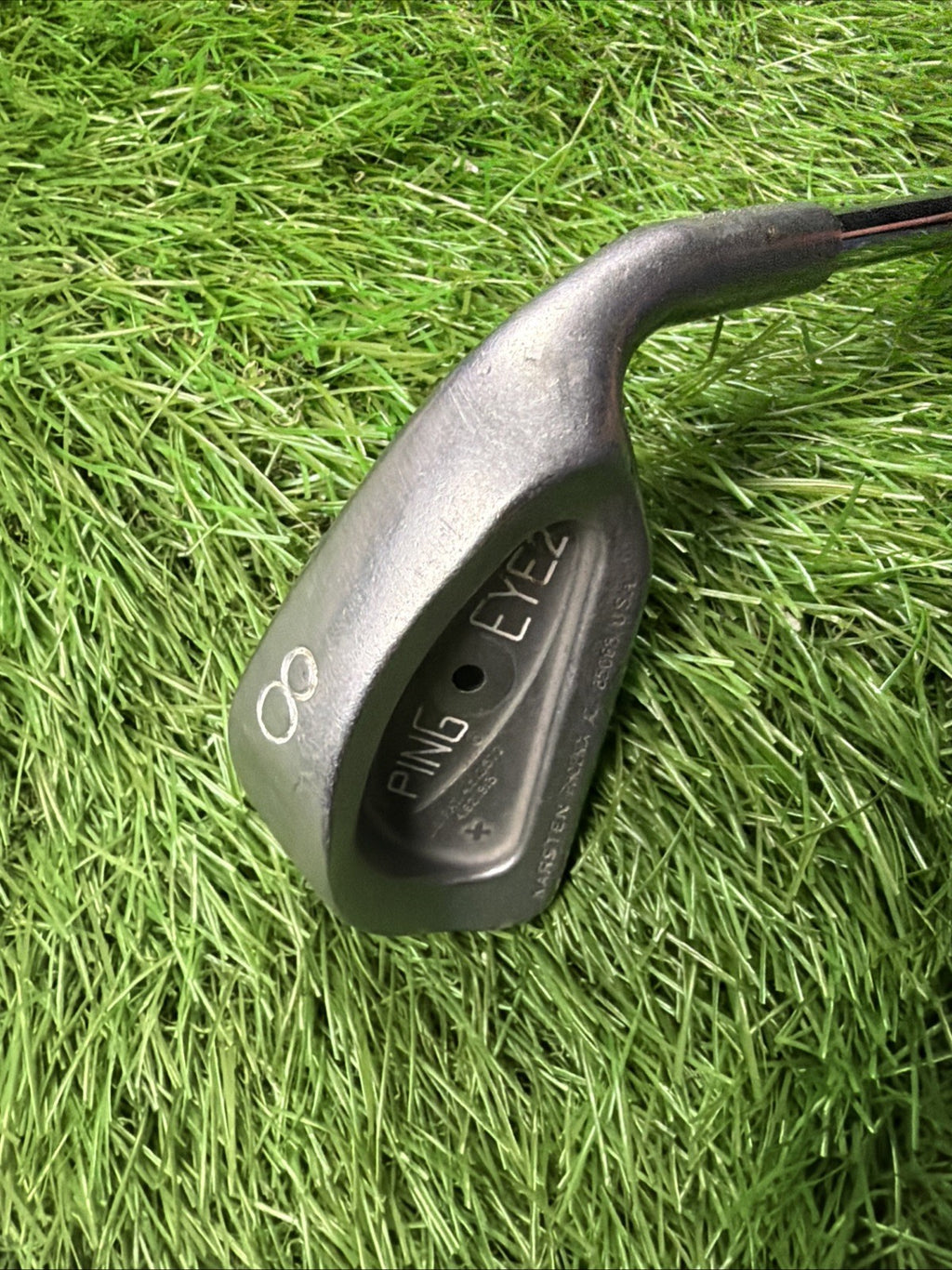 Ping Eye 2 8 Iron Black Dot RH Steel Shaft 36.5"