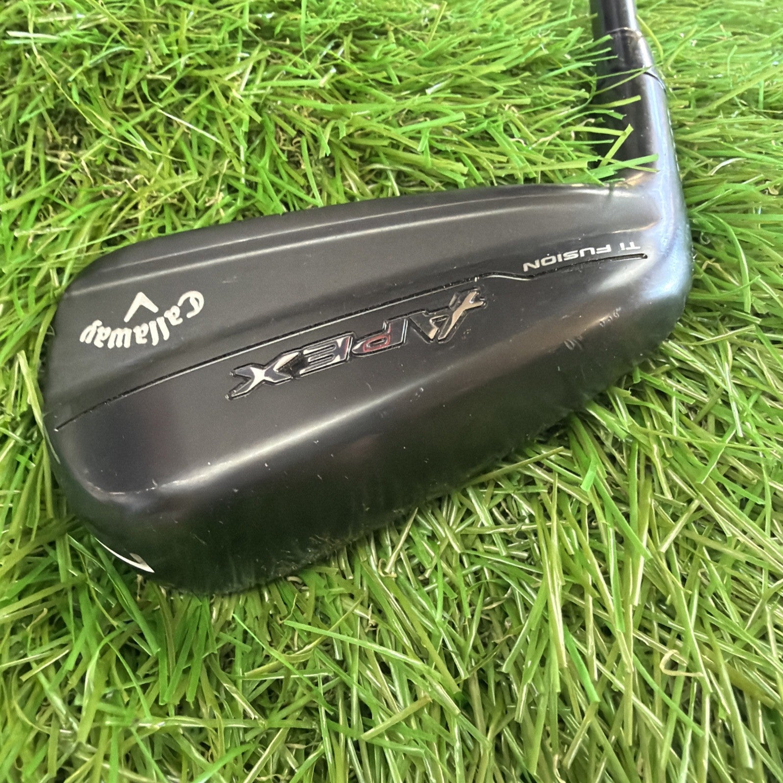 Callaway Apex Forged 7 Iron Black Shadow TI Fusion LH DynamicGold Stiff Flex 37"