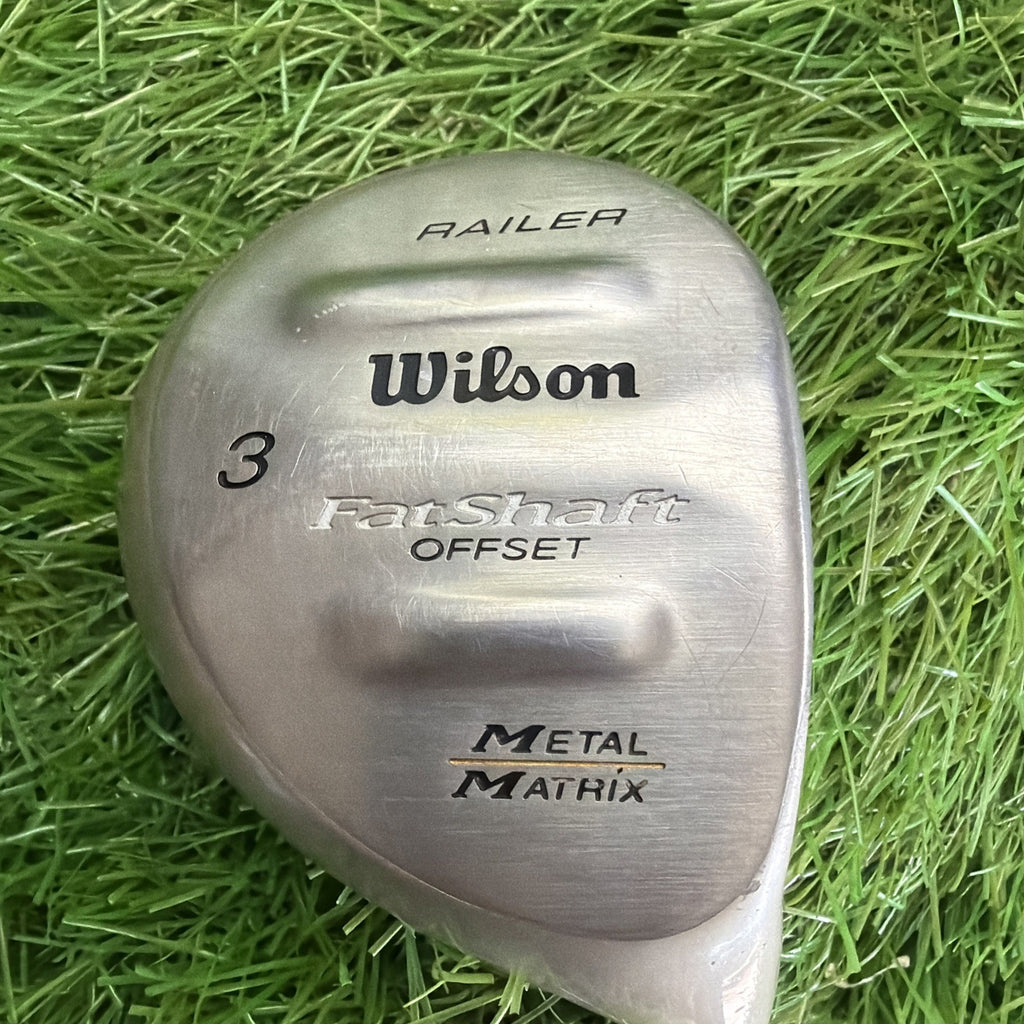 Wislon Fat Shaft Offset 3 Wood Railer RH True Temper Hyper Carbon Shaft 42"