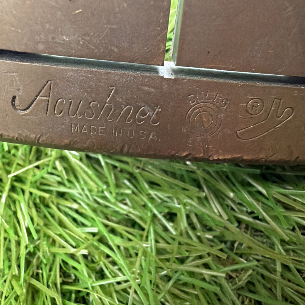Vintage Acushnet Bullseye 34A Wide Flange Offset Putter RH 35"