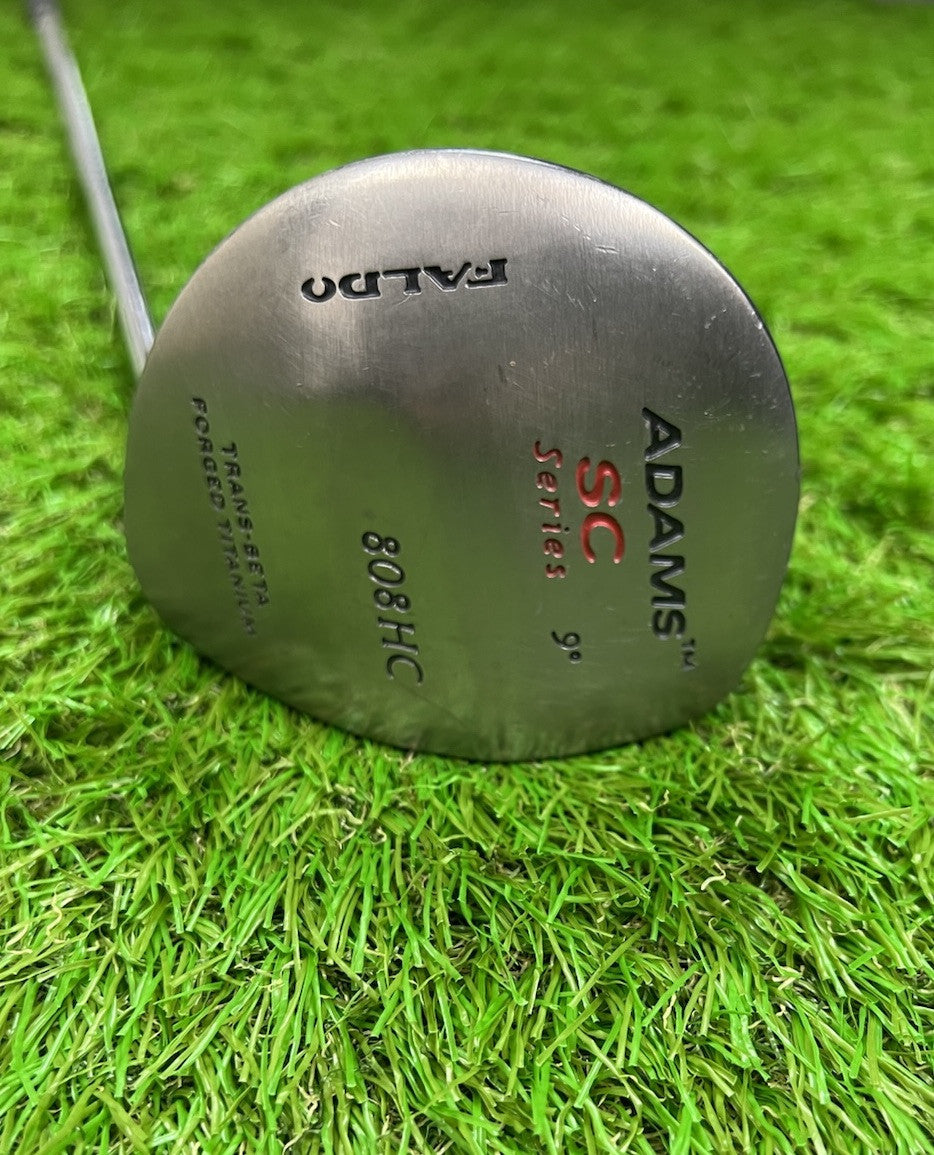 ADAMS SC Series 808HC Faldo 9° Driver RH Firm Flex Steel Shaft